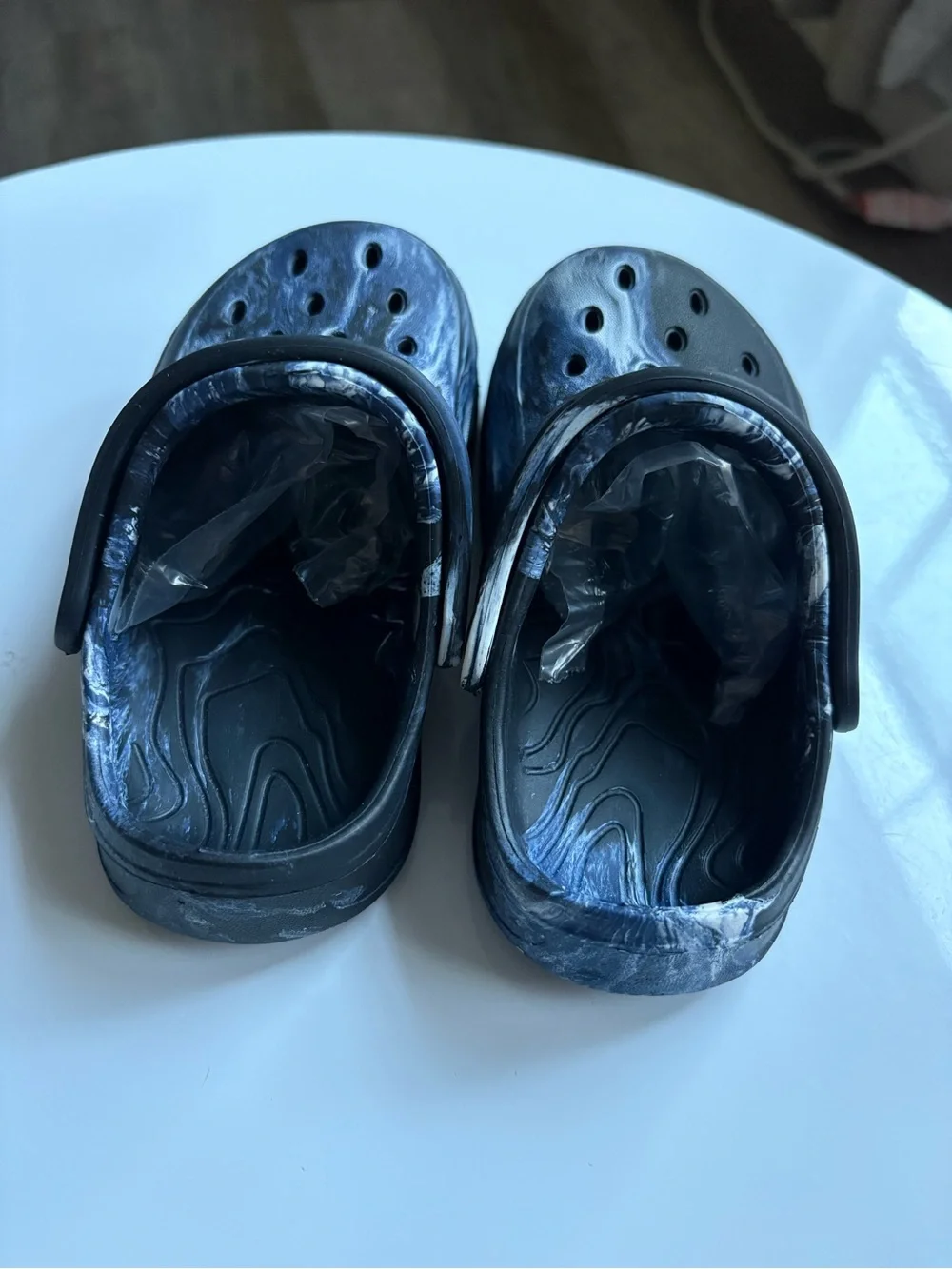 HOBIBEAR Kids Dark Blue Slip-On Water Clogs - Kids Water Shoes
